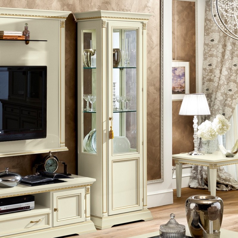 Витрина Camelgroup Treviso Frassino, правая, цвет: белый ясень, 67x45x210 см (134VT1.01FR DX)134VT1.01FR