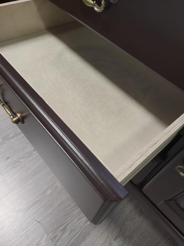 Консоль Aletan Provence Wood, 3 ящика, цвет: черный-дерево 156х52х96,5 см (W907BL)W907BL Консоль Aletan Provence Wood, 3 ящика, цвет: черный-дерево 156х52х96,5 см (W907BL)W907BL