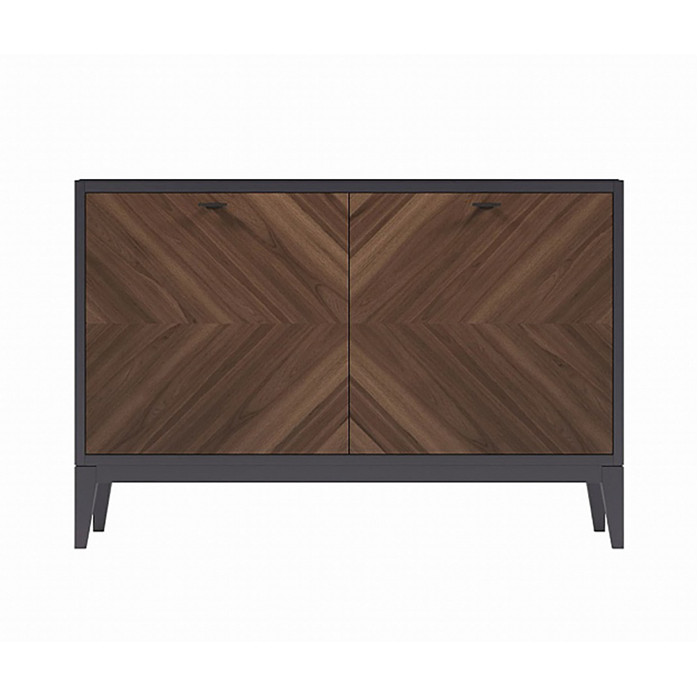 Комод-прилавок Timber Тоскана, 2х дверный, 125x41x85 см, цвет: Мокко/Орех американский (Т-904/NA/M)Т-904/NA/M