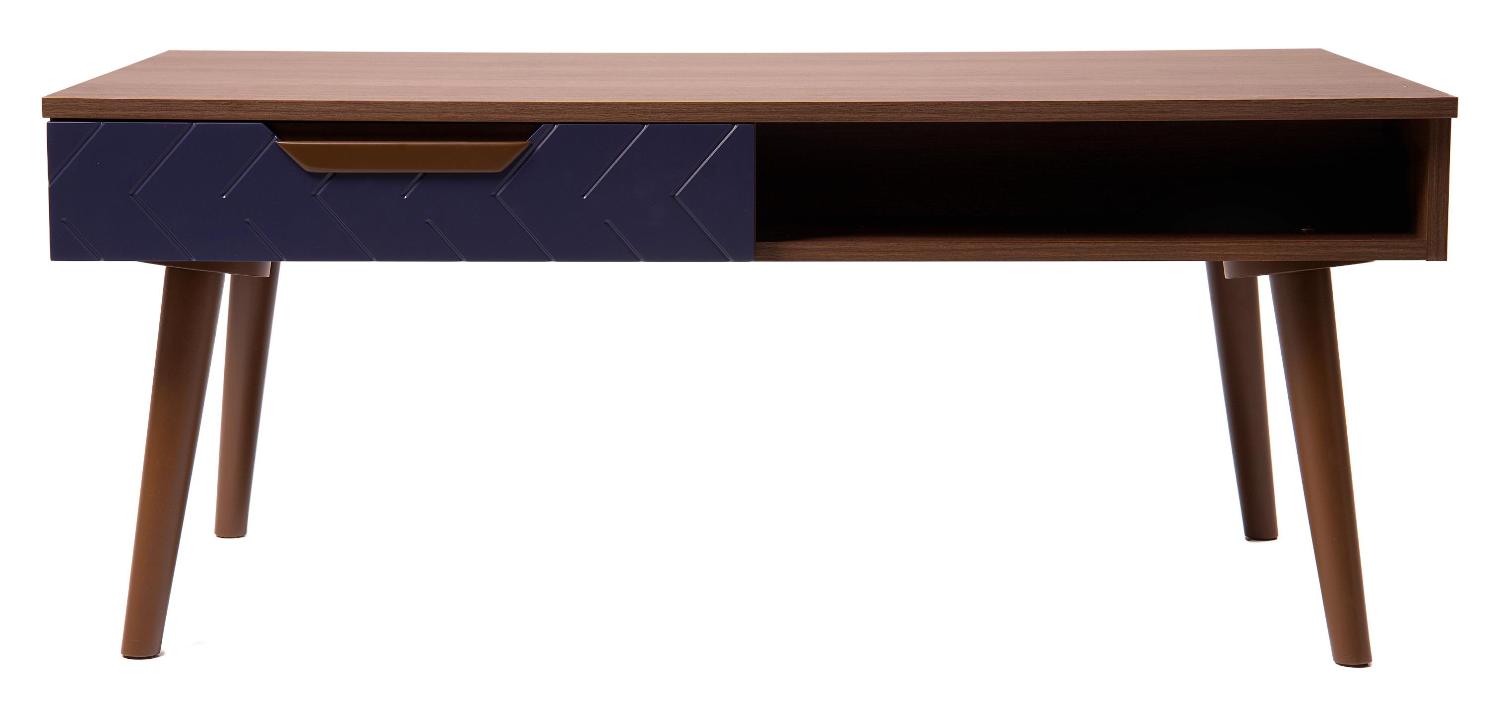 Стол журнальный R-Home Сканди, размер 110x60x45 см, цвет: Сапфир(4003450h_Сапфир)4003450h_Сапфир