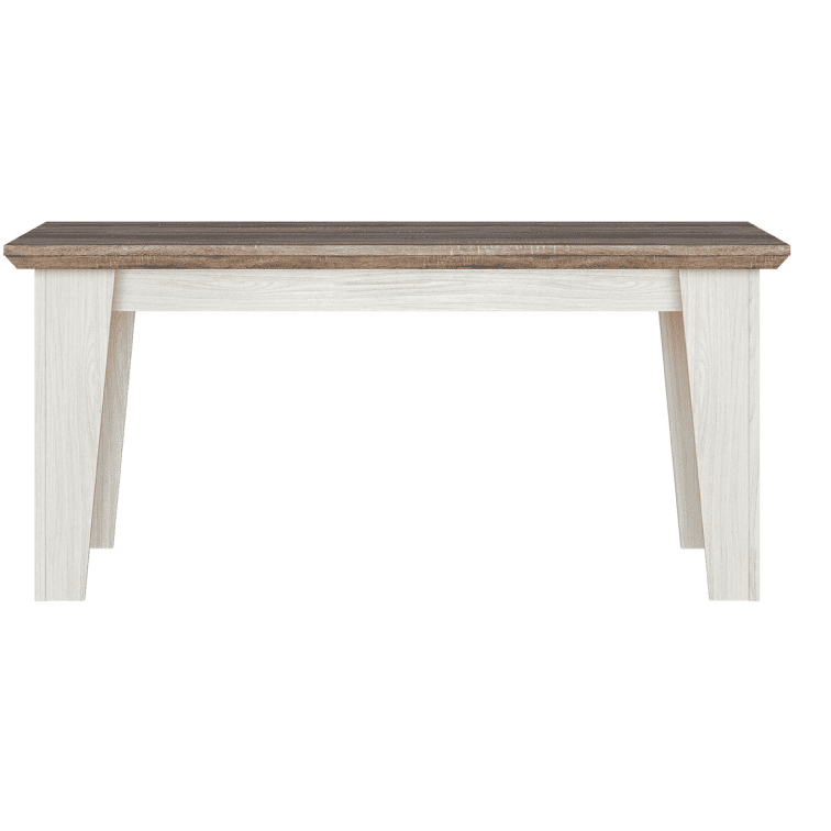 Стол журнальный БРВ Марсель (Marselle), цвет ясень снежный/дуб сонома темный, 60х120х55 см (LAW/120)LAW/120