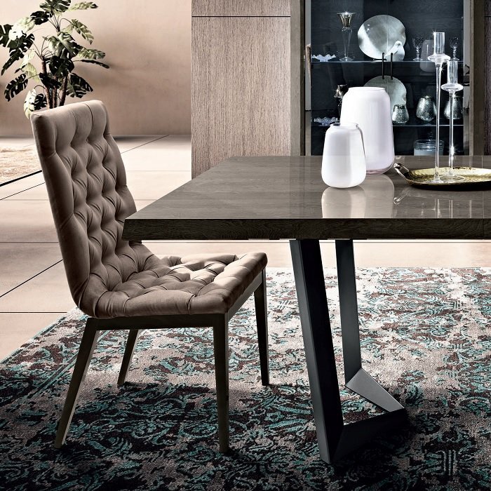 Стул Camelgroup Platinum/Elit, цвет: серебристая береза, обивка: Velluto miraglio 617 blu Capitone, 49x60x106 см (144SED.03PLMS318)144SED.03PLMS318 Стул Camelgroup Platinum/Elit, цвет: серебристая береза, обивка: Velluto miraglio 617 blu Capitone, 49x60x106 см (144SED.03PLMS318)144SED.03PLMS318