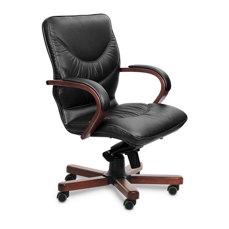 Кресло Multi-Office Leeds Wood B, цвет: черныйLeeds Кресло Multi-Office Leeds Wood B, цвет: черныйLeeds