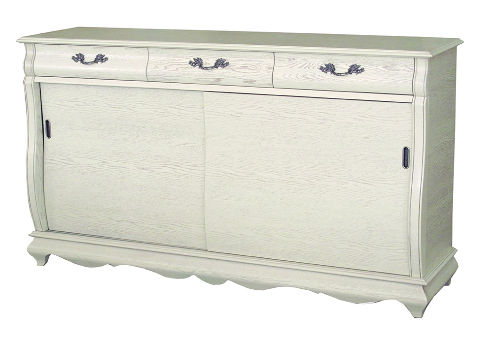 Комод-прилавок Молодечномебель Оскар, 180x46x110 см, цвет: белая эмаль + ТП (ММ-210-07)ММ-210-07