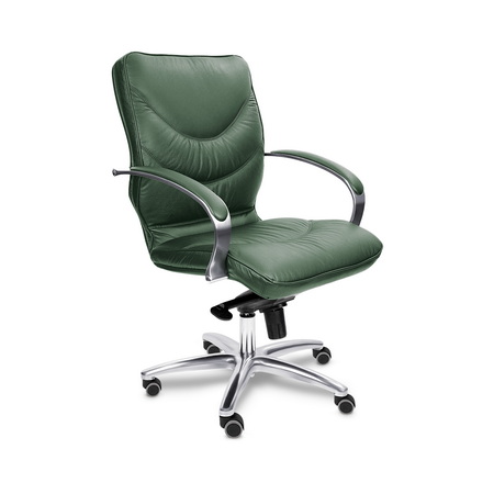 Кресло Multi-Office Leeds Chrome B, цвет: зеленыйLeeds Кресло Multi-Office Leeds Chrome B, цвет: зеленыйLeeds