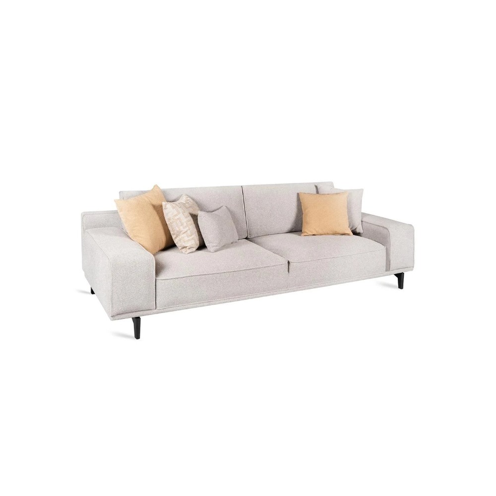 Диван Enza Home Viera, трёхместный, цвет серый, размер 250х100х84 см Диван Enza Home Viera, трёхместный, цвет серый, размер 250х100х84 см