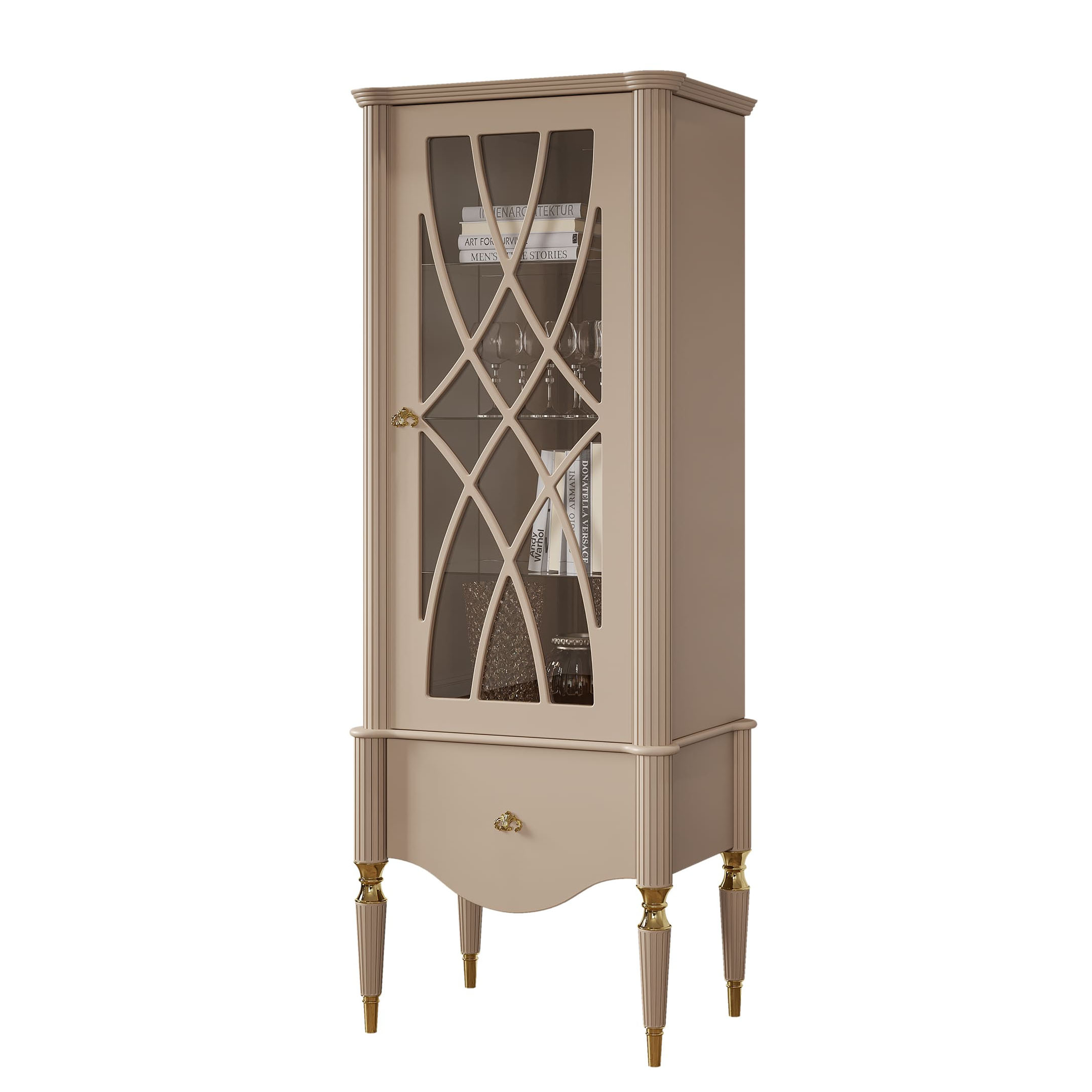 Пенал Арида София, цвет бежевый, 71х50х186 см. Пенал Арида София, цвет бежевый, 71х50х186 см.