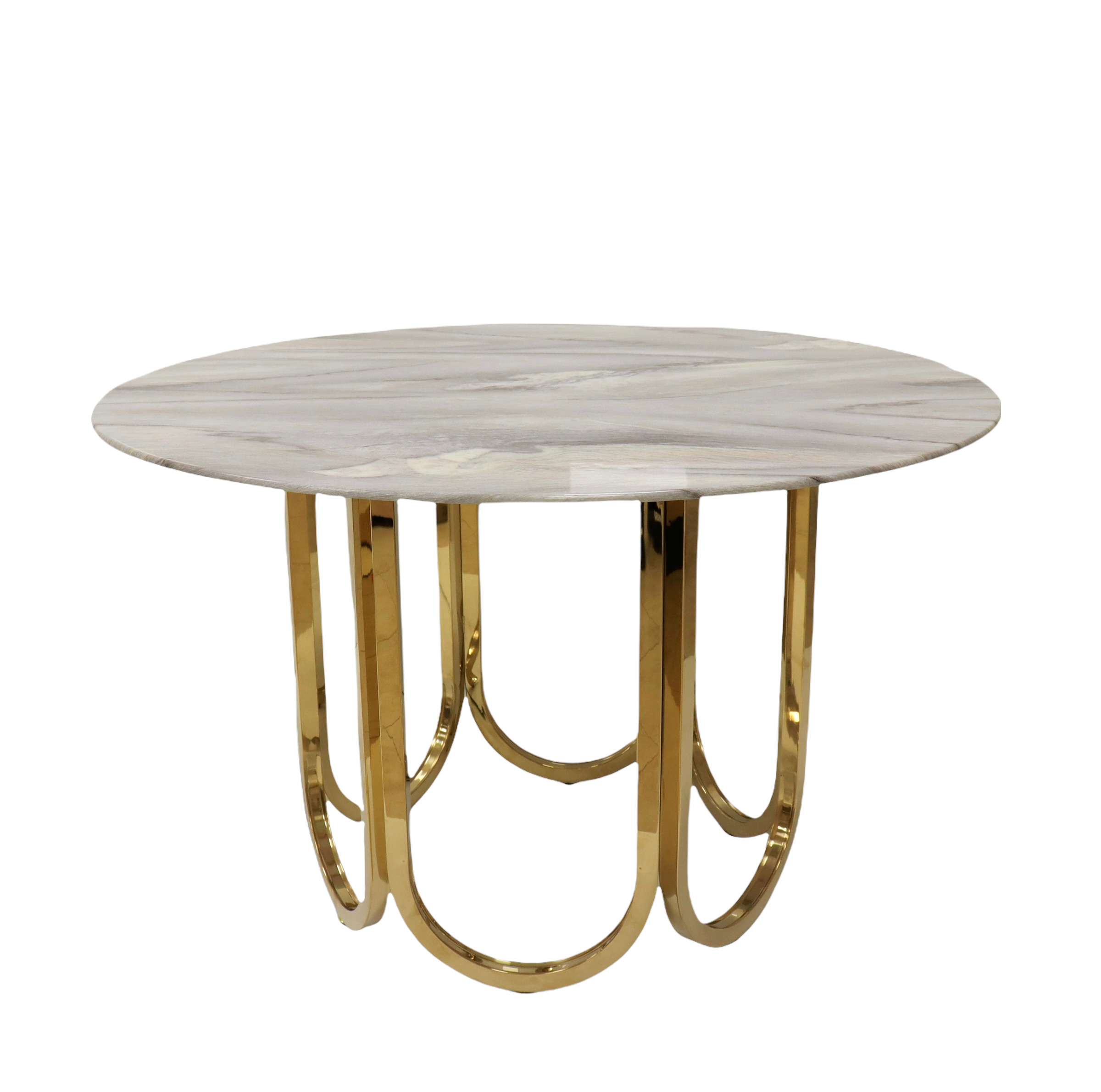 Стол обеденный круглый IST-CASA Лори F-1386-1, размер 122х122х76 см, цвет: перламутровый мрамор (F-1386-1casa)F-1386-1casa Стол обеденный круглый IST-CASA Лори F-1386-1, размер 122х122х76 см, цвет: перламутровый мрамор (F-1386-1casa)F-1386-1casa