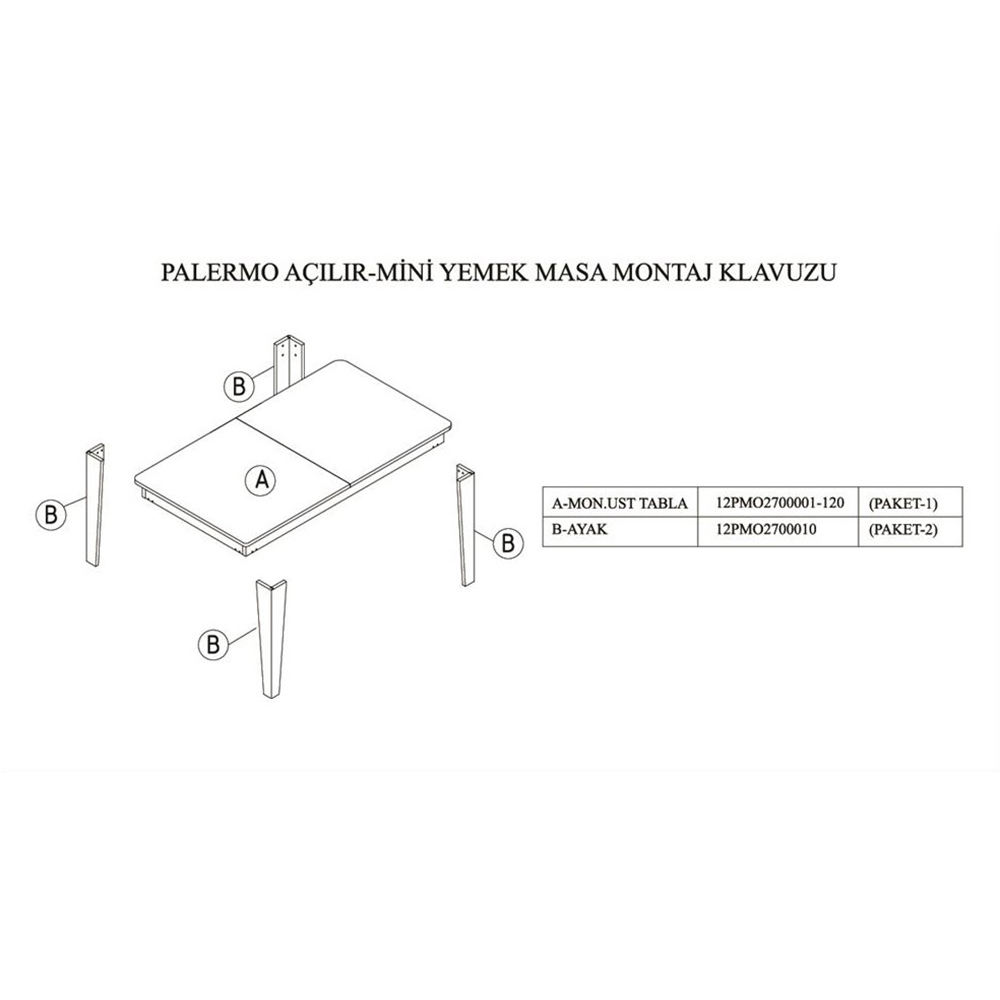 Стол обеденный Bellona Palermo, мини, прямоугольный раздвижной, размер 140 (180)х80х77 см (PALR-14A)PALR-14A