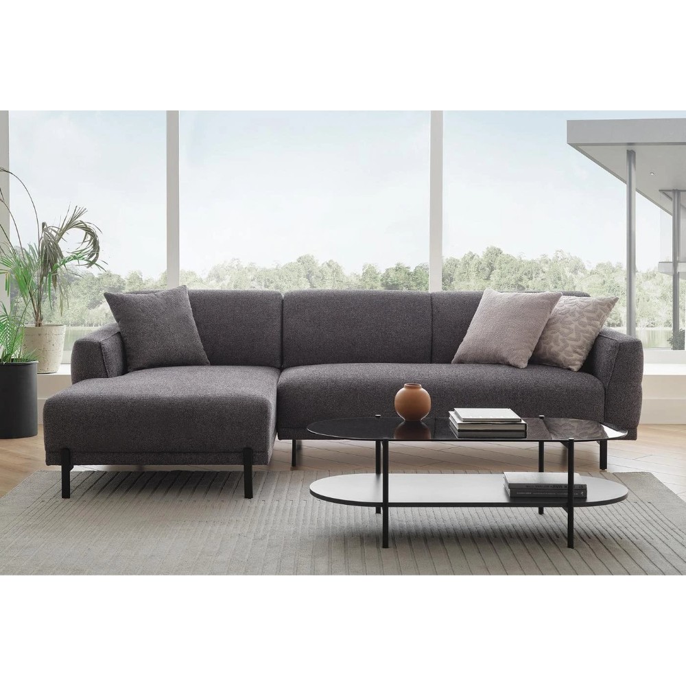 Диван-кровать Enza Home Terra, угловой, левый, цвет серый, размер 275х166х81 см Диван-кровать Enza Home Terra, угловой, левый, цвет серый, размер 275х166х81 см