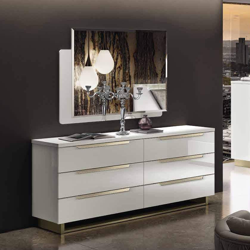 Зеркало для комода Camelgroup Smart Bianco, цвет: белый лак, 120x2x90см (136SPE.03BI)136SPE.03BI