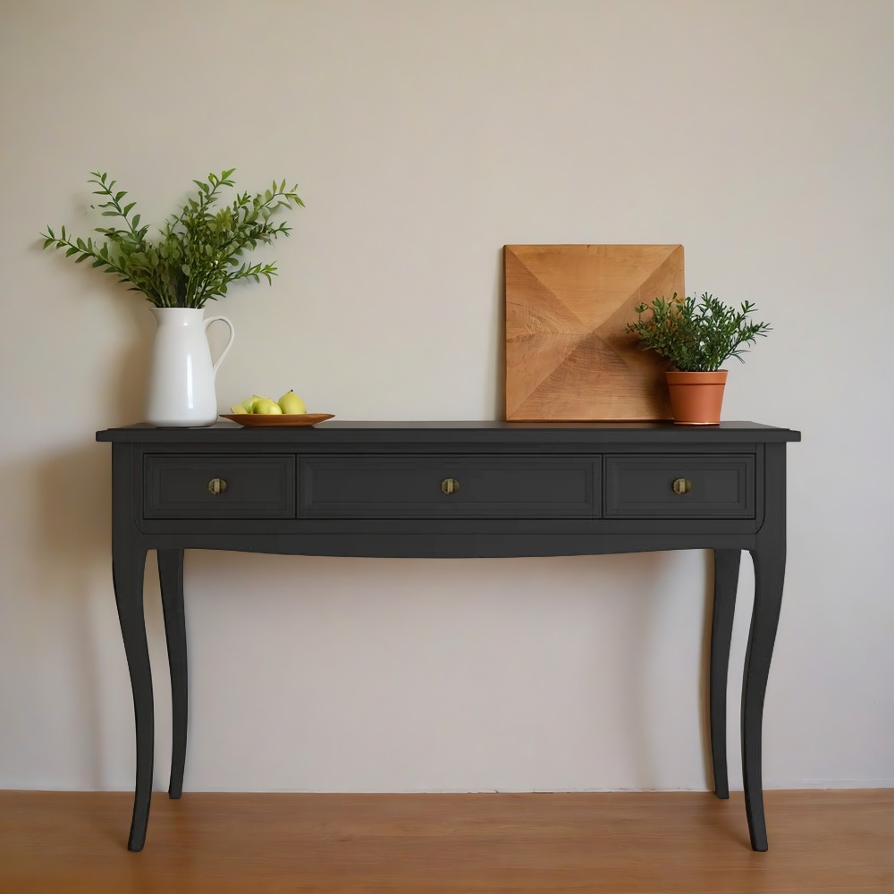 Консоль Aletan Majessa, 128х48х80 см, цвет: чёрный (M903BL)M903BL Консоль Aletan Majessa, 128х48х80 см, цвет: чёрный (M903BL)M903BL