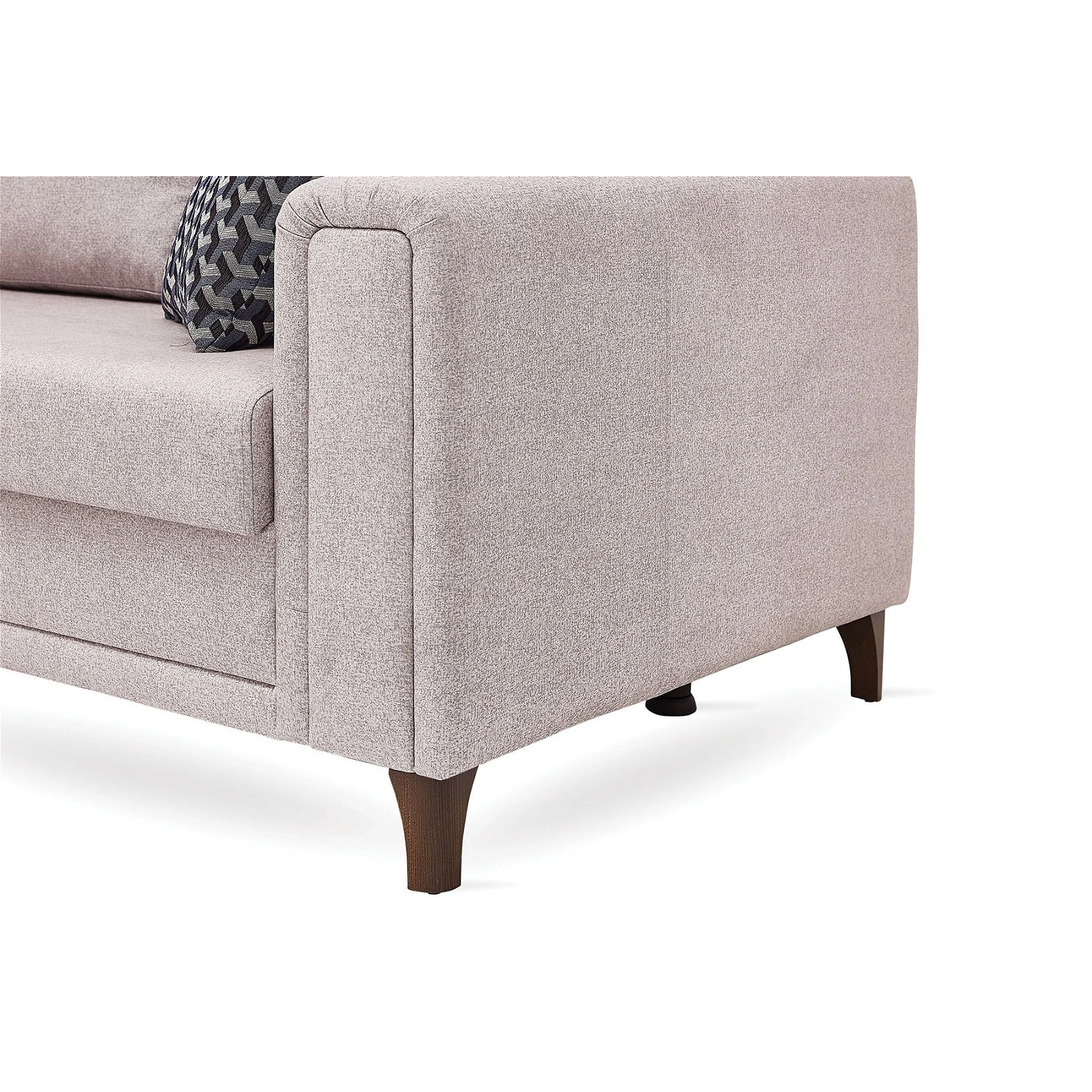 Диван-кровать Enza Home Maris, угловой, правый, цвет 14212 Mavi, размер 257х206х87 см Диван-кровать Enza Home Maris, угловой, правый, цвет 14212 Mavi, размер 257х206х87 см