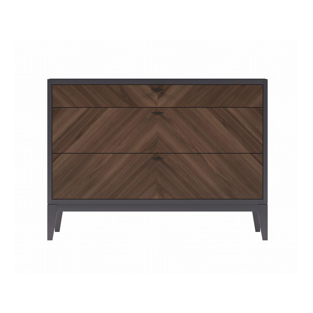 Комод Timber Тоскана, 125x44x85 см, цвет: Мокко/Орех американский (Т-959/NA/M)Т-959/NA/M