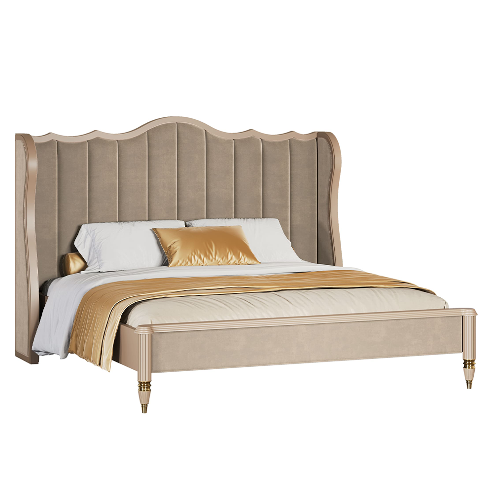 Кровать Арида София 180х200 см, цвет бежевый, 198х212х142 см Кровать Арида София 180х200 см, цвет бежевый, 198х212х142 см