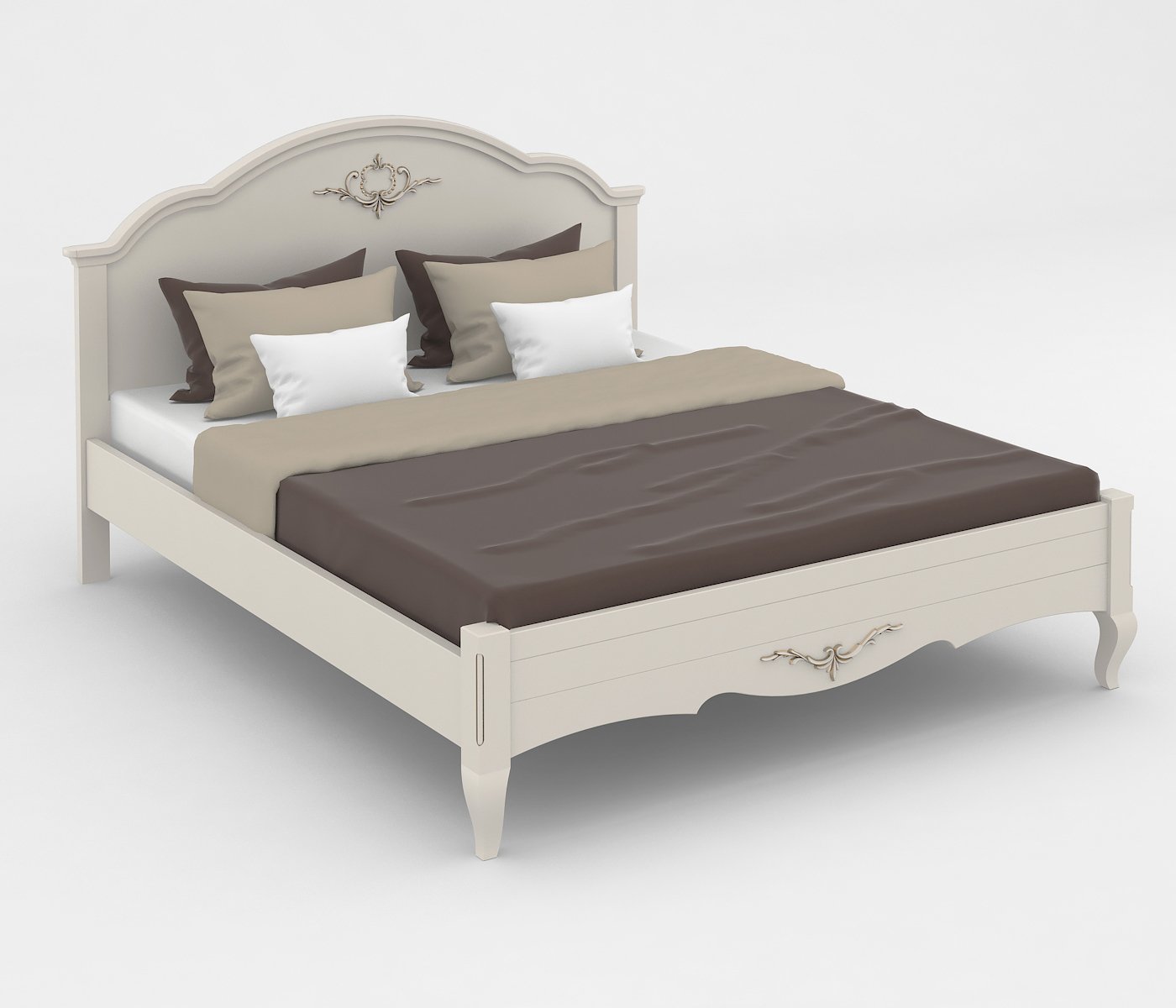 Кровать Муромские Мастера Флоренция с декорами 180 х 200 Авиньон Кровать Муромские Мастера Флоренция с декорами 180 х 200 Авиньон