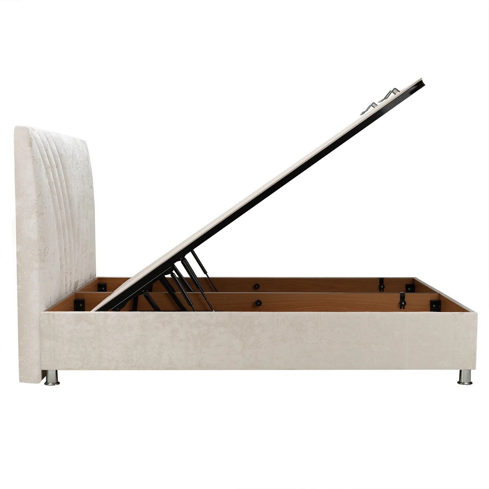 Кровать Bellona Verso, с мягким изголовьем, с подъемным механизмом, обивка: ткань: B0042VERS-()+VERS-()X200 Кровать Bellona Verso, с мягким изголовьем, с подъемным механизмом, обивка: ткань: B0042VERS-()+VERS-()X200