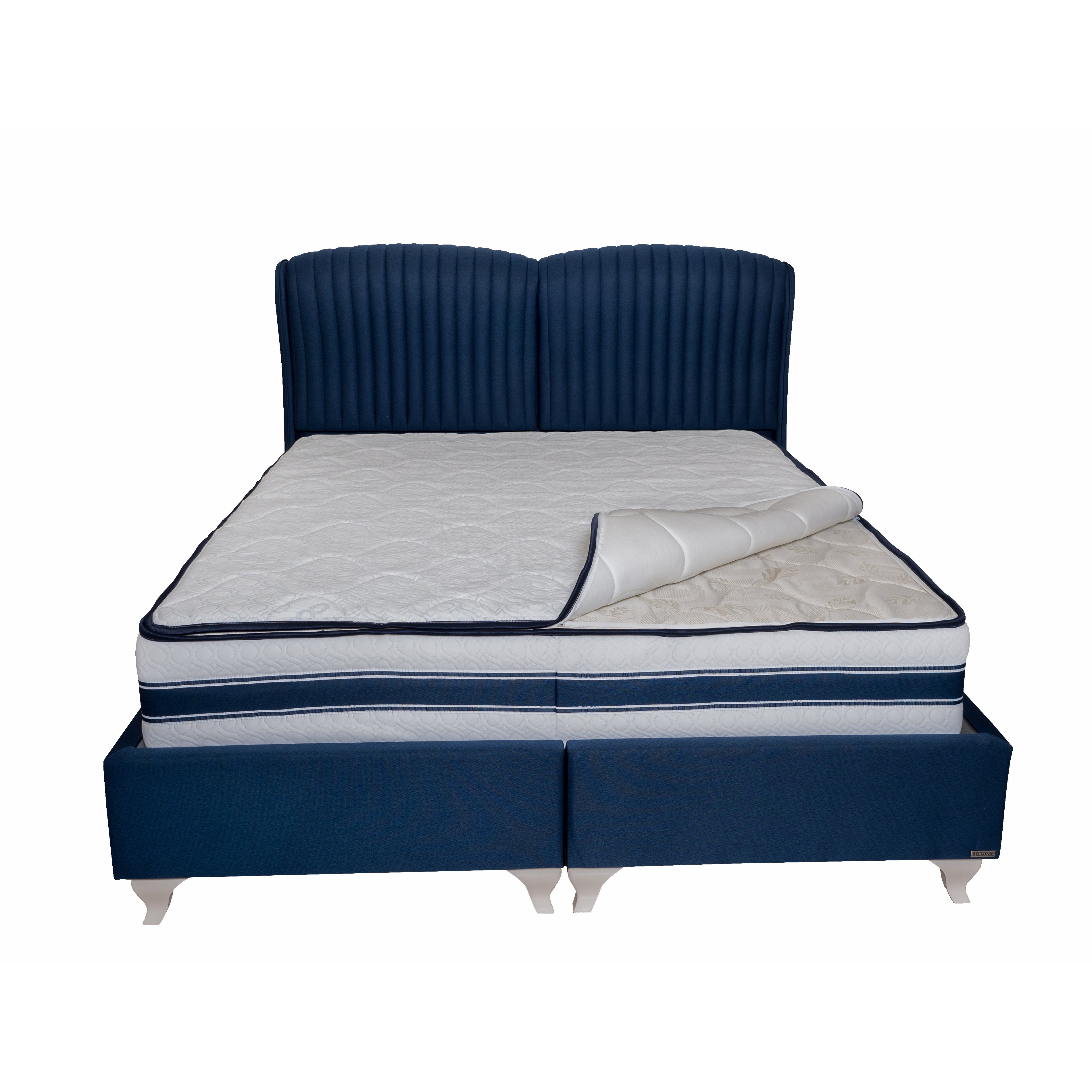 Кровать Bellona Palermo, с мягким изголовьем, с подъемным механизмом, обивка: ткань: B1578PLRM-()+VEGA-()x200