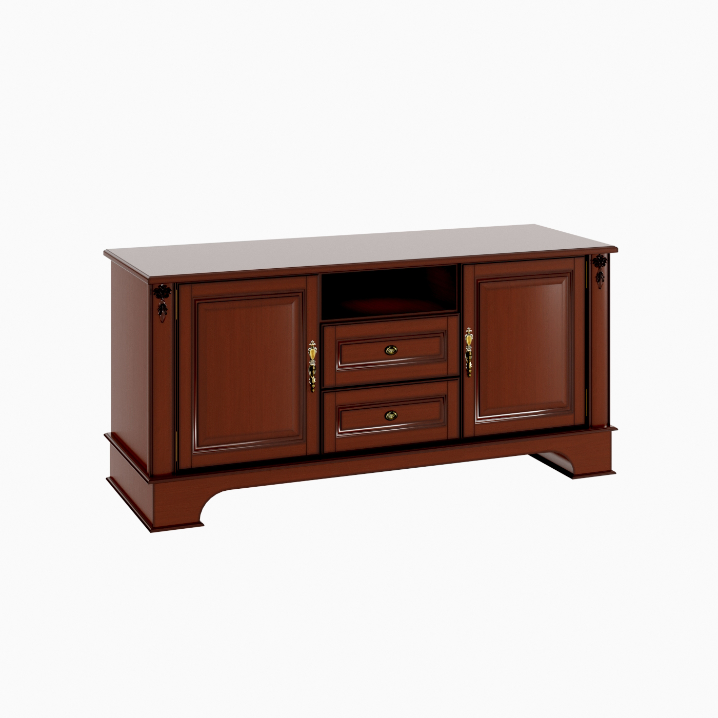Тумба ТВ малая Atrium, размер 120х42х56 см, цвет: орех (М1312.01)М1312.01