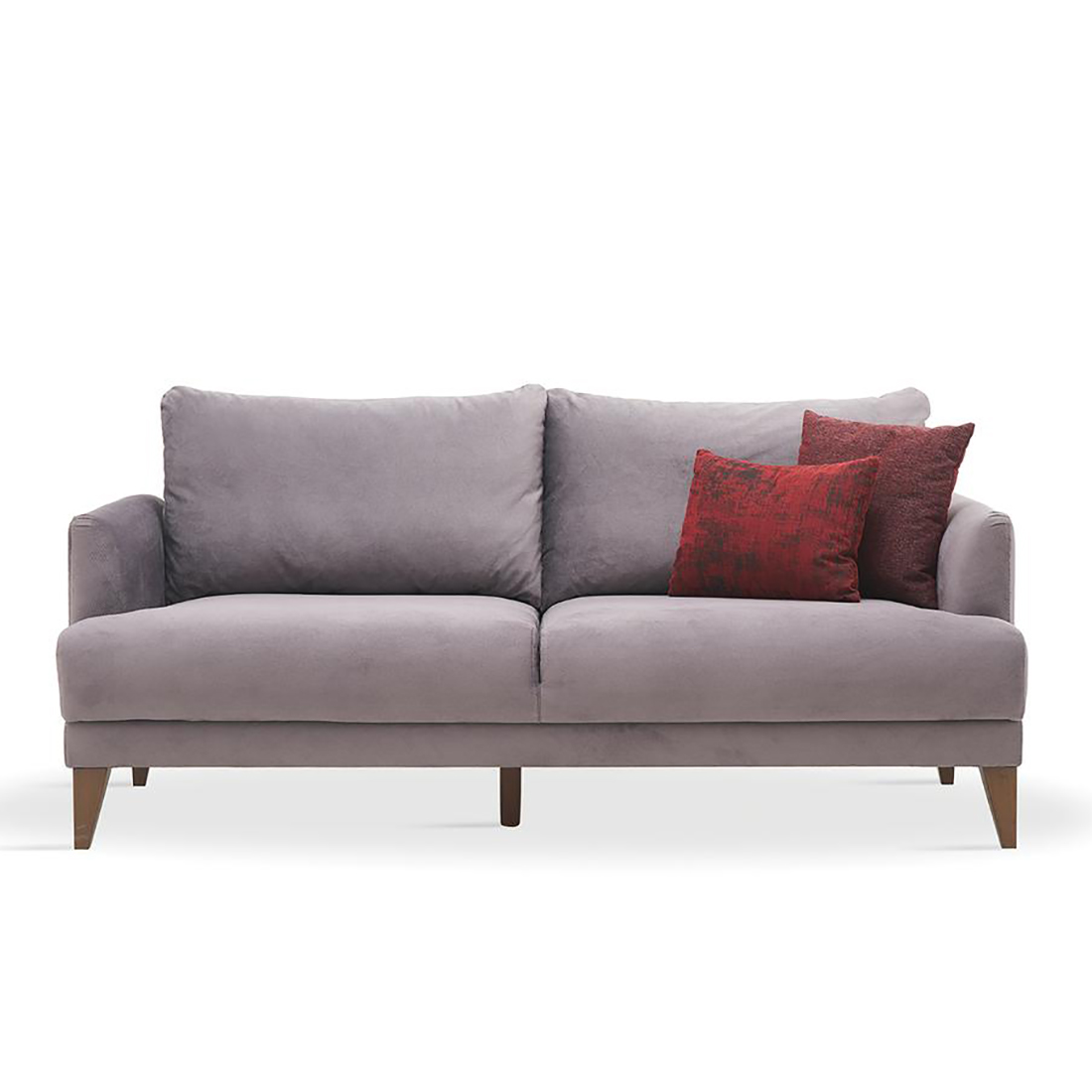 Диван-кровать Enza Home Fiore, двухместный, ткань 10405 Dark Grey, размер 190х103х82 см
