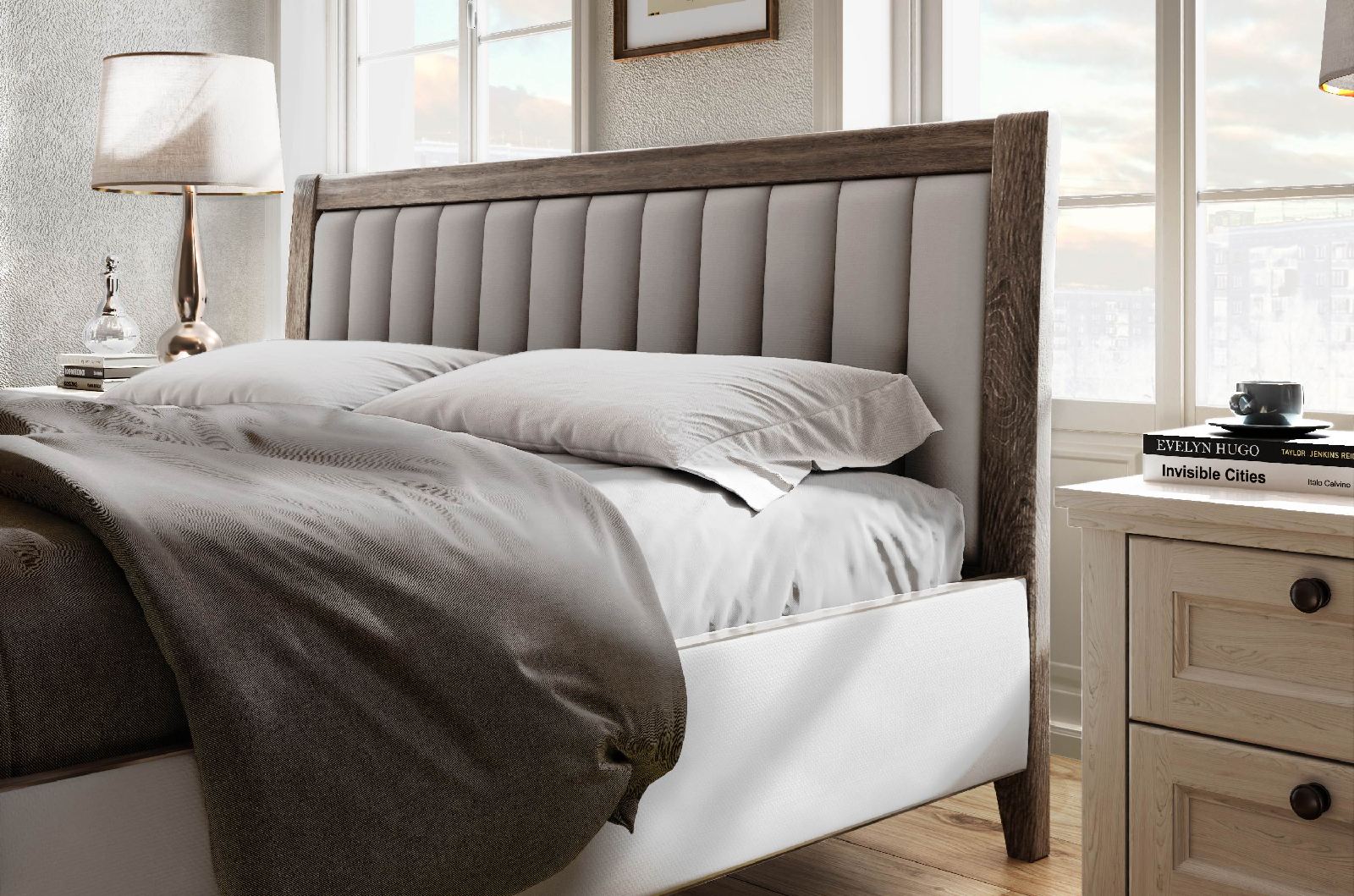 Кровать 160х200 Walson Нола, 173x215x92 см, цвет: бук Кровать 160х200 Walson Нола, 173x215x92 см, цвет: бук