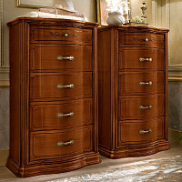 Комод высокий Camelgroup Torriani Vip, цвет: орех, 80x45x125 см (128SET.02NO)128SET.02NO Комод высокий Camelgroup Torriani Vip, цвет: орех, 80x45x125 см (128SET.02NO)128SET.02NO