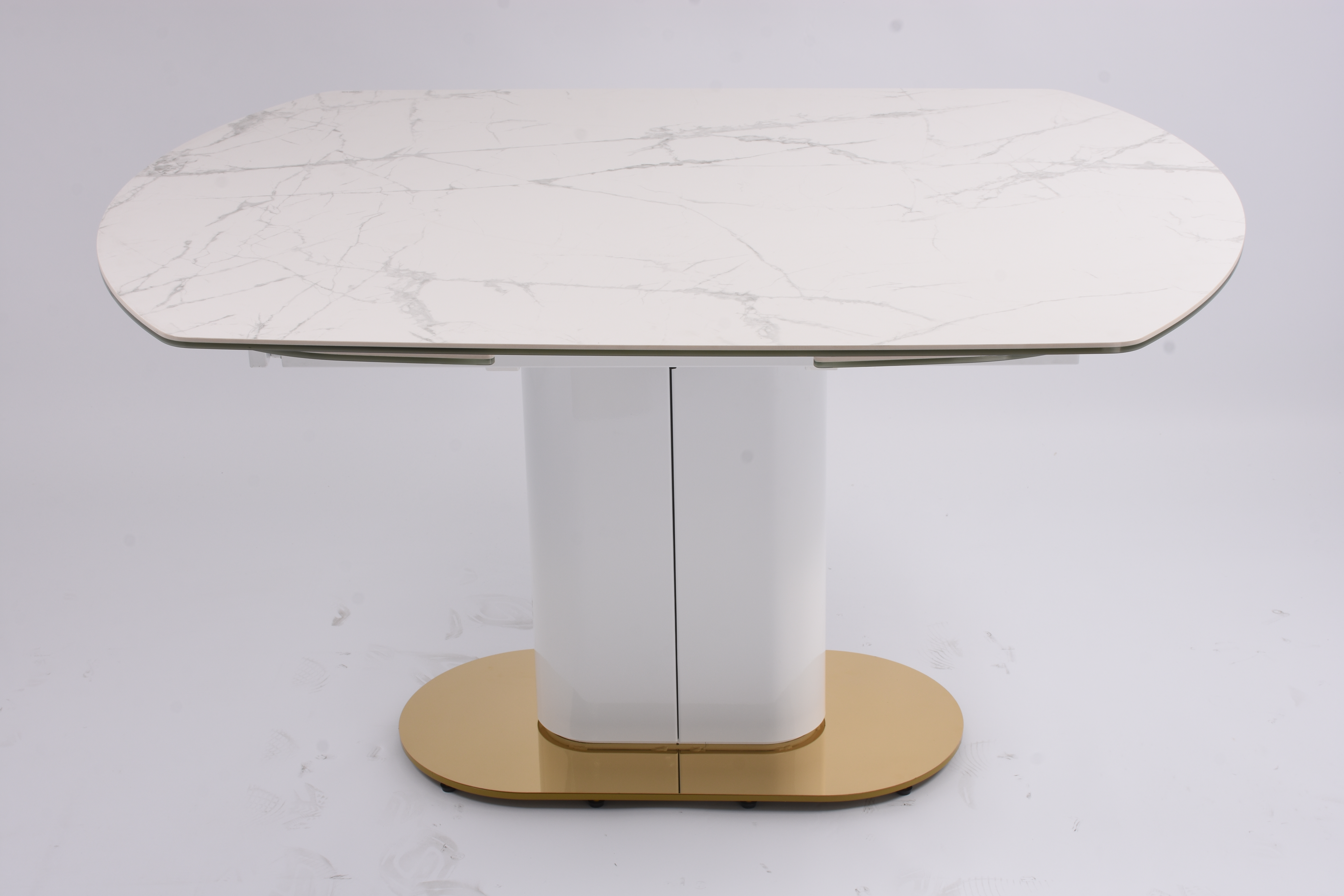 Стол обеденный раскладной IST-CASA Атриум-2 MC3035-140W, размер 140(30+30)х100х77 см, цвет: белая керамика (MC3035-140Wcasa)MC3035-140Wcasa Стол обеденный раскладной IST-CASA Атриум-2 MC3035-140W, размер 140(30+30)х100х77 см, цвет: белая керамика (MC3035-140Wcasa)MC3035-140Wcasa