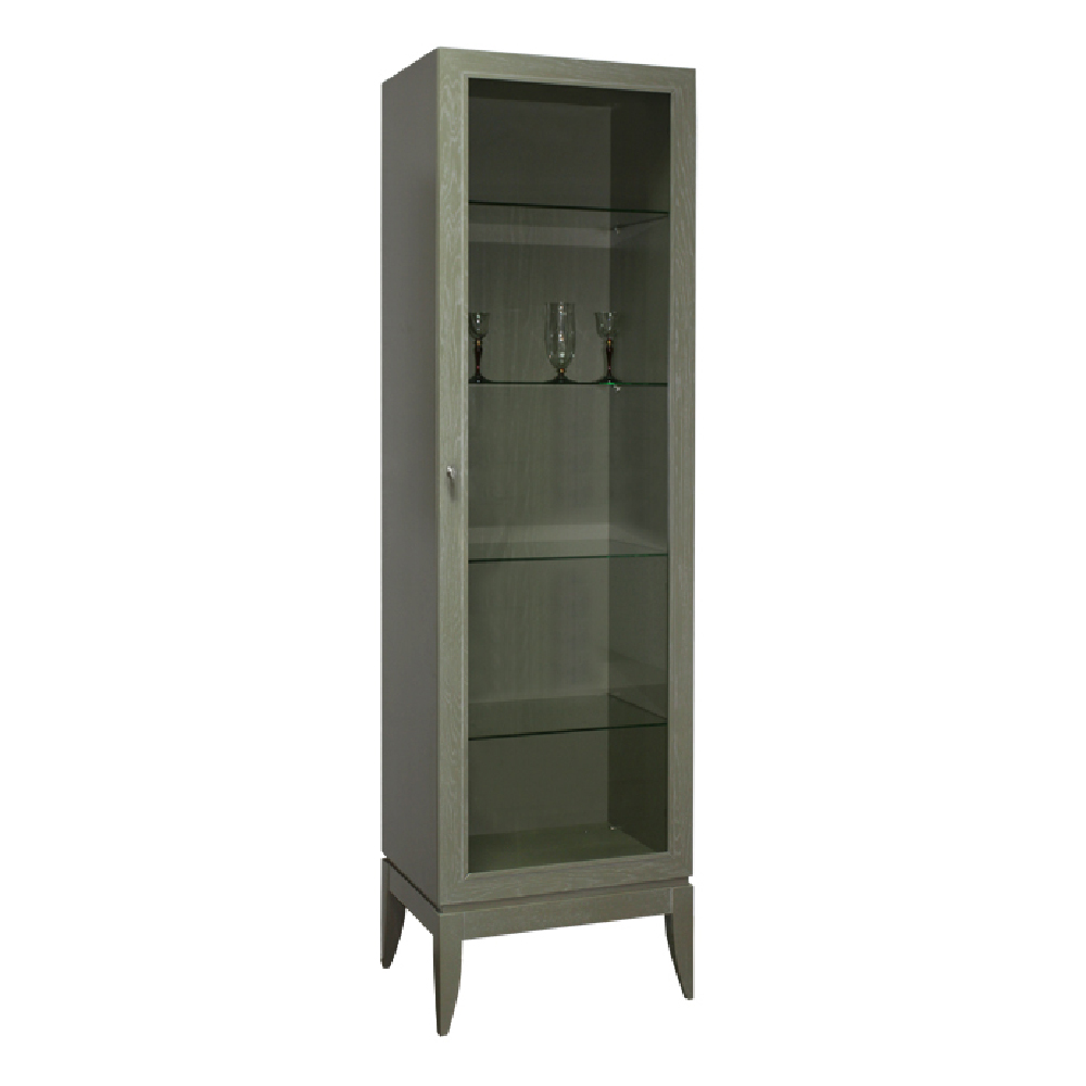 Витрина Молодечномебель Орта, 58x54x207 см, цвет: олива + БП (ММ-389-01С-01)ММ-389-01С-01