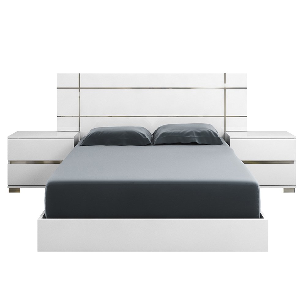 Кровать Status Dream, двуспальная, 198х200, цвет белый, 258x216x123 см (DRBWHLT02)DRBWHLT02