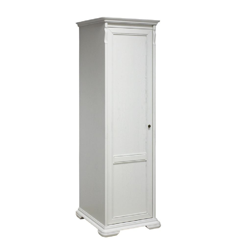 Шкаф Молодечномебель Лика, 62x65x200 см, цвет: белая эмаль (ММ-334-01-01L)ММ-334-01-01L