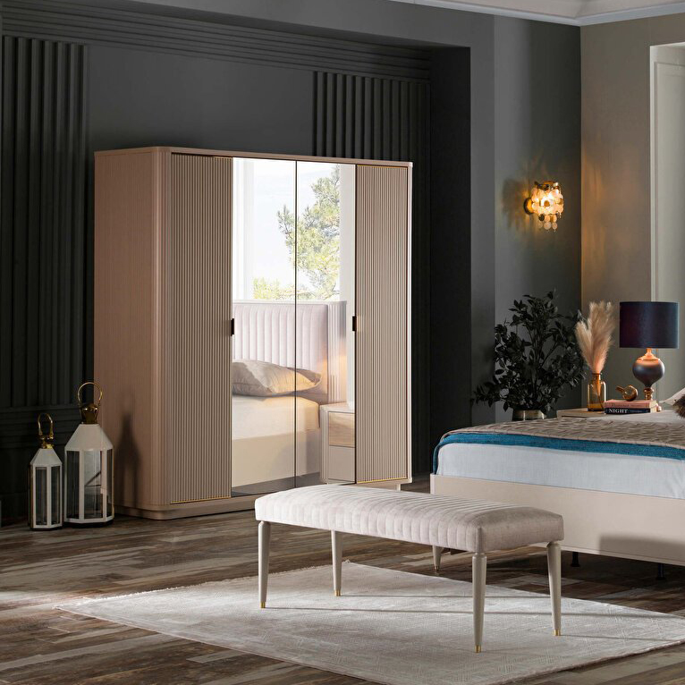 Шкаф платяной Bellona Sanvito, 4-ти дверный, размер 181x66x201 см (SANV-20)SANV-20/22SVT2004 Шкаф платяной Bellona Sanvito, 4-ти дверный, размер 181x66x201 см (SANV-20)SANV-20/22SVT2004