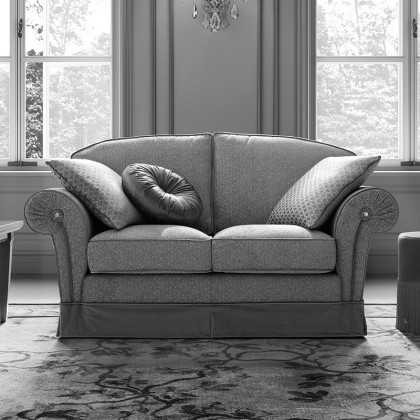 Диван-кровать 2-х местный Nostalgia Camelgroup, ткань Emporia/Plain, Lumina plain/Damask Lumina Cat.F, размер 170x95x95 см