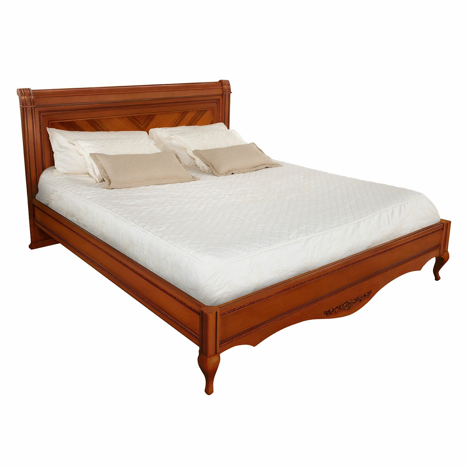 Кровать Timber Неаполь, двуспальная 180x200 см цвет: янтарь (T-538)T-538