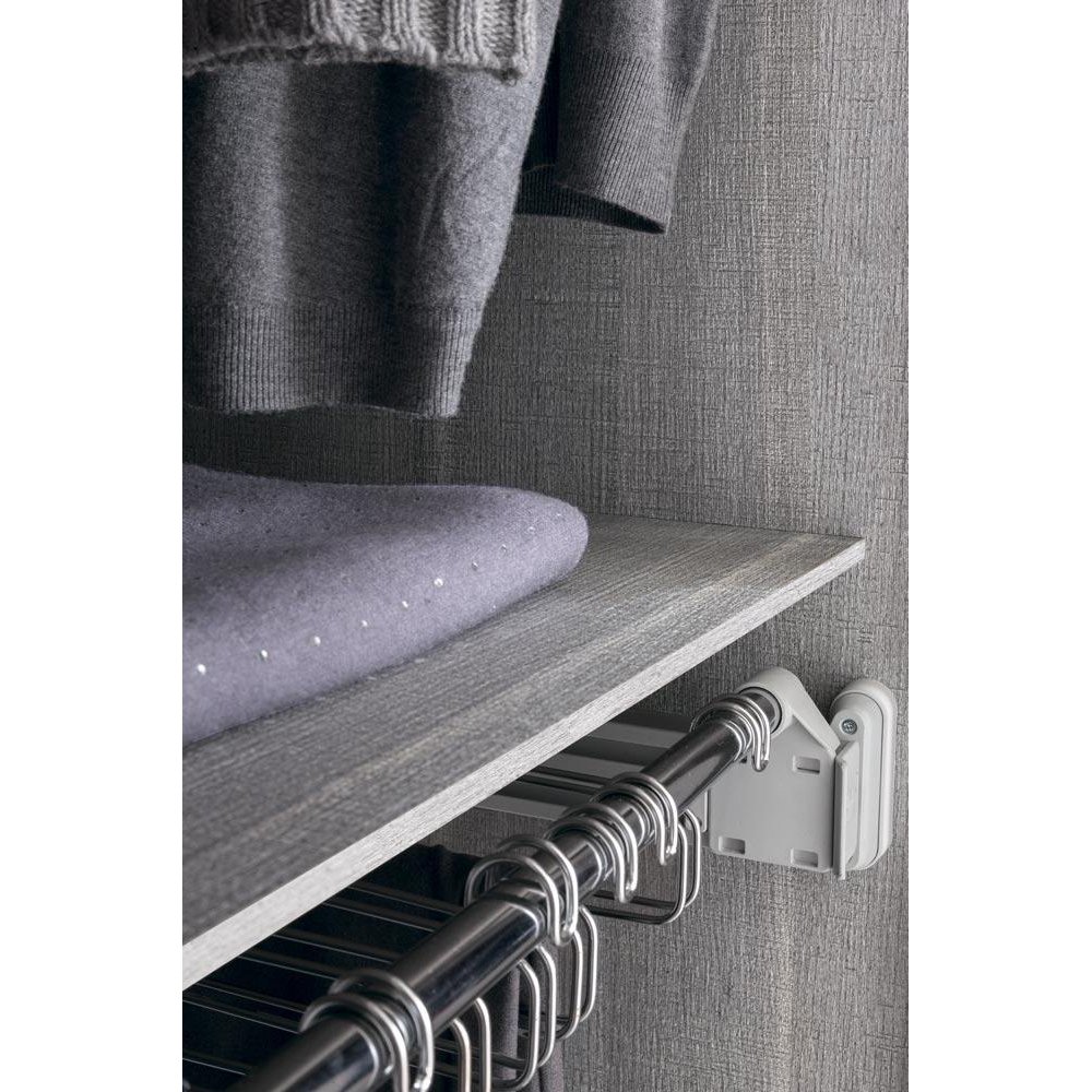 Шкаф платяной Status Futura , четырёхдверный, цвет серый, 216x60x230 см (FUBGRAR01) остаткиFUBGRAR01