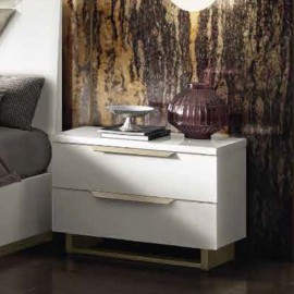 Тумба прикроватная Camelgroup Smart Bianco, Maxi, цвет: белый лак, 75x42x55 см (162CMN.02BI)162CMN.02BI