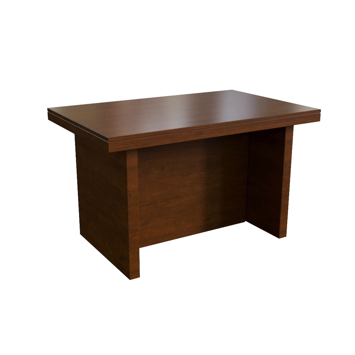 Брифинг приставка Multi-Office Kingston, размер 125x80x75 см, цвет: тёмный орех28700