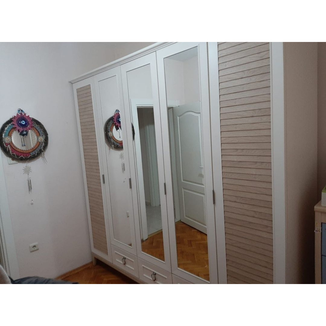 Шкаф платяной Bellona Vilza, 5-х дверный, размер 231х64х219 см (VILZ-33)VILZ-33