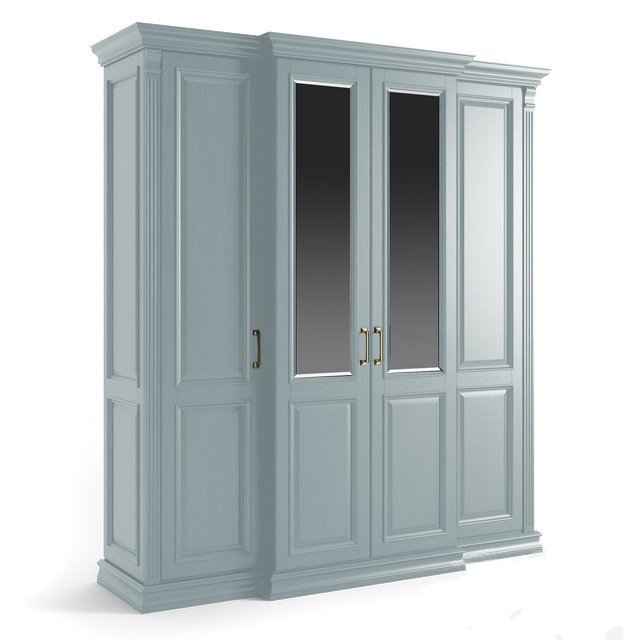 Шкаф платяной SDK Home Rimar четырехдверный, цвет: лагуна (RM.P04.204х64.U.L)RM.P04.204х64.U.L