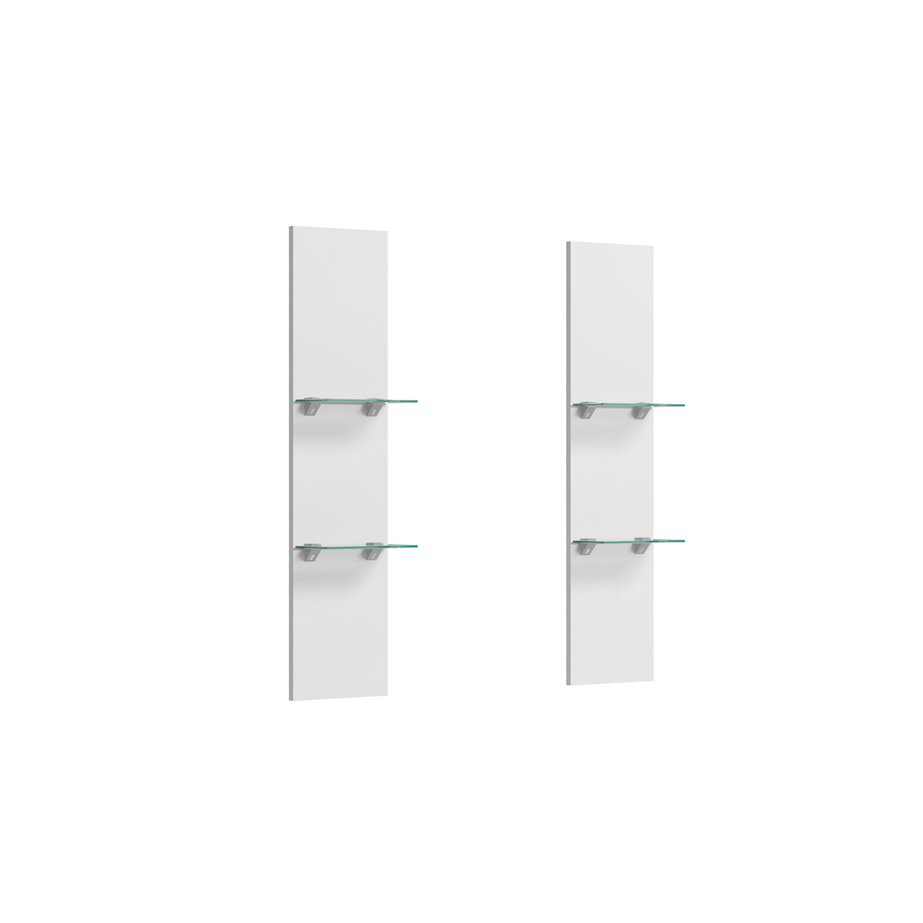 Полки для тумбы ТВ Status Treviso, цвет серый, 25x14x104 см (ERTRWHDV01)ERTRWHDV01