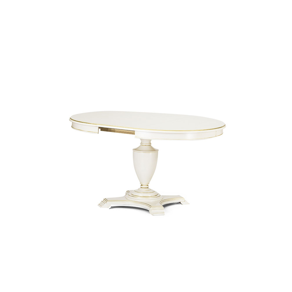 Стол обеденный Стелла Капри, круглый раздвижной, 105(141)x105x75 см