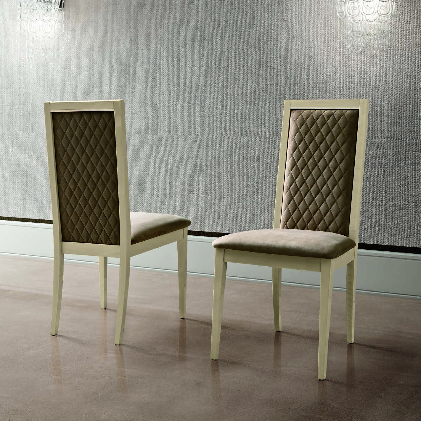 Стул Camelgroup Ambra, цвет: янтарная береза, обивка: экокожа Nabuk col 12 Rombi, 50x52x105 см (150SED.03AVMS52)150SED.03AVMS52