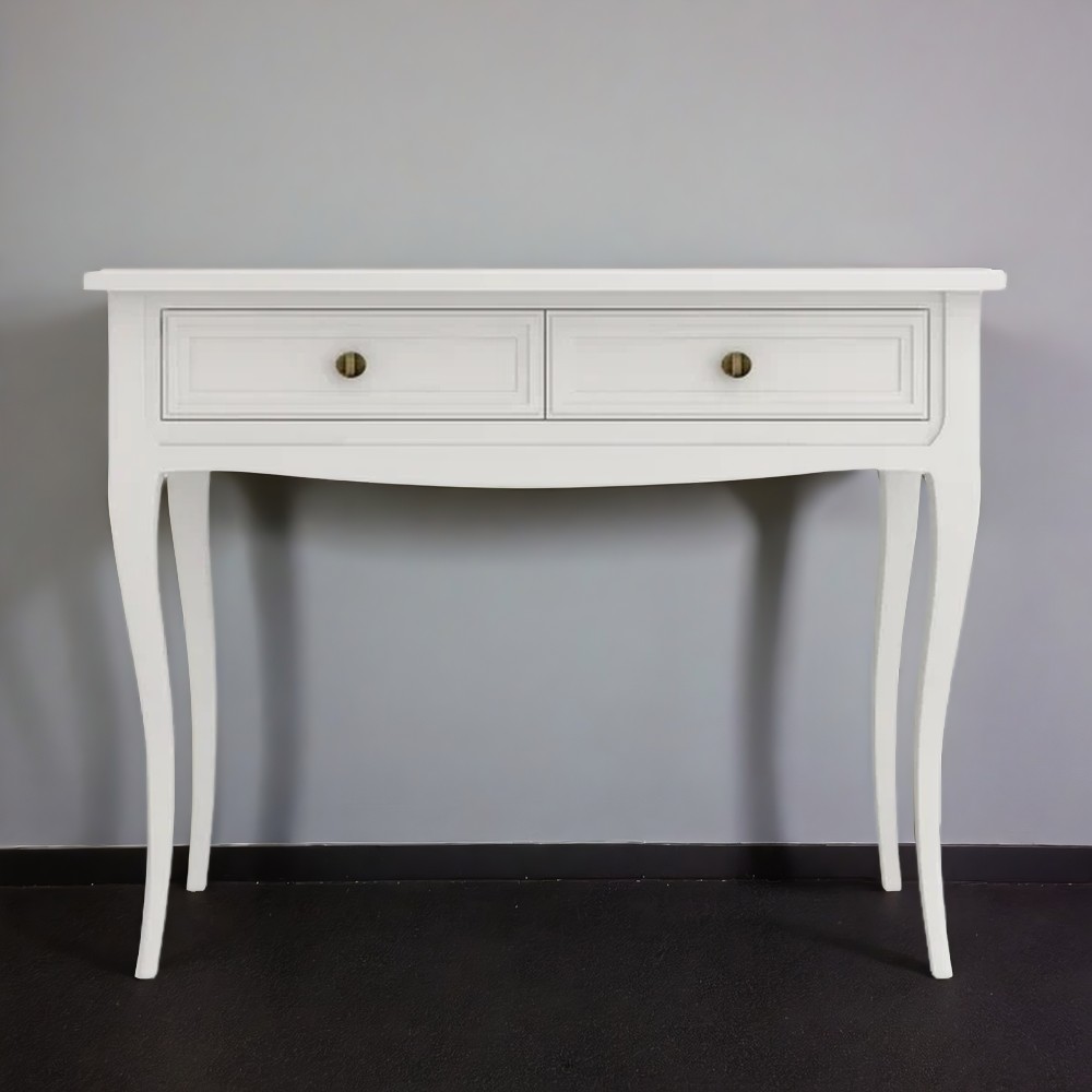 Консоль Aletan Majessa, 105х48х80 см, цвет: белый (M902W)M902W Консоль Aletan Majessa, 105х48х80 см, цвет: белый (M902W)M902W