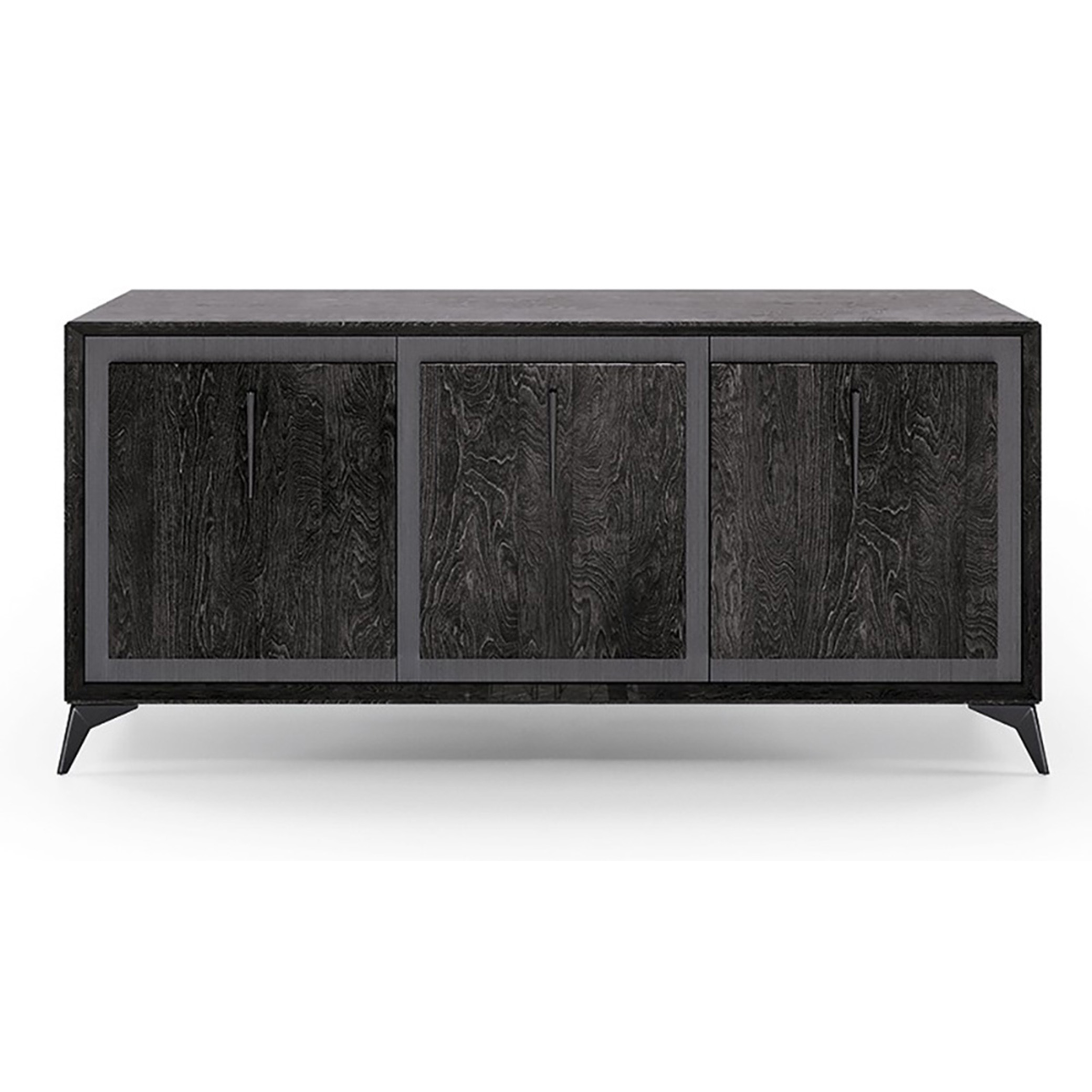 Комод Camelgroup Krystal, 3-х дверный, цвет: темно-серая береза, 190x53x87 см (178BF3.01MB)178BF3.01MB