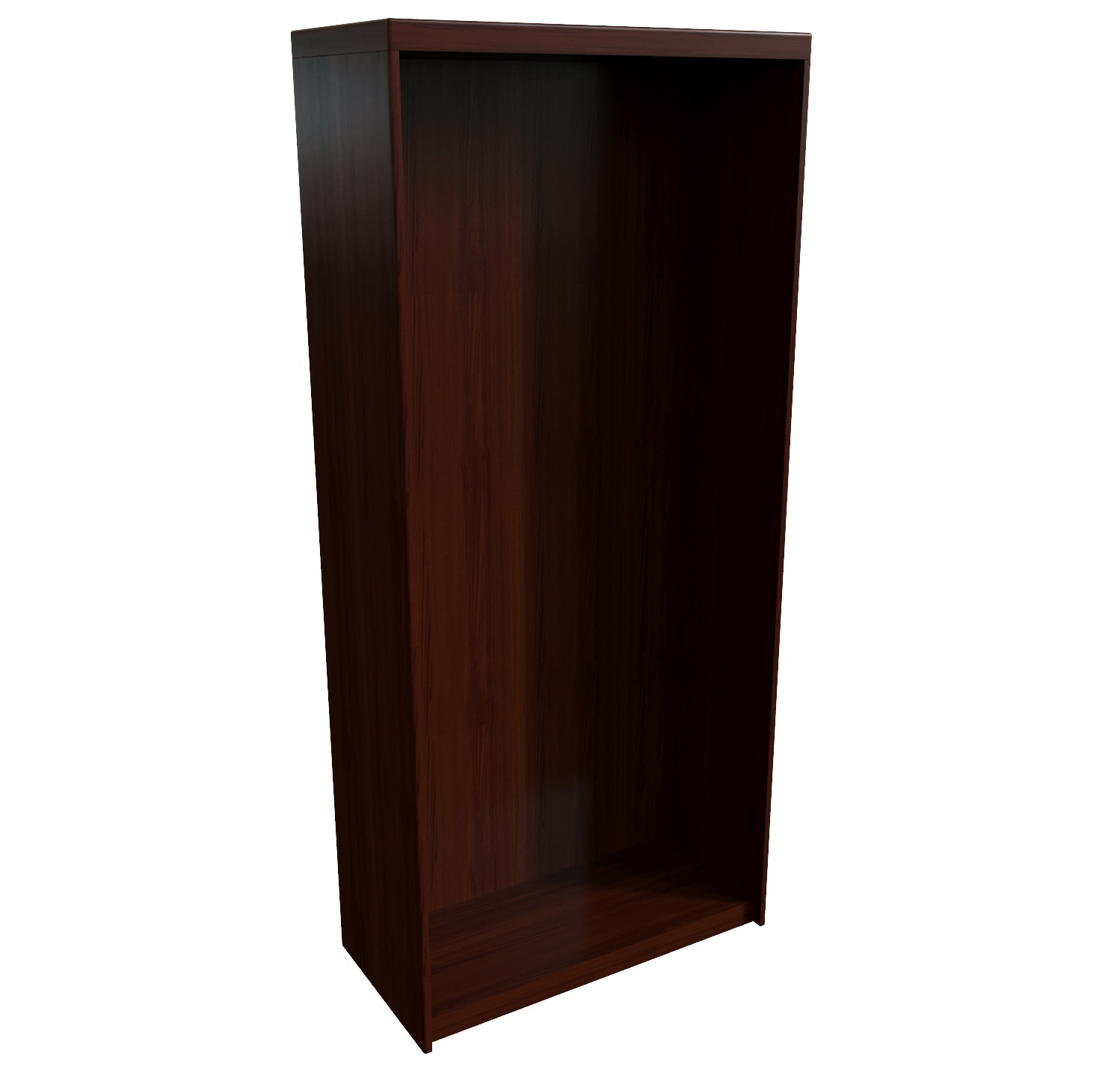 Каркас шкафа двухстворчатого Multi-Office Zaragoza walnut, размер 90x45x200 см, цвет: тёмный орех22500 Каркас шкафа двухстворчатого Multi-Office Zaragoza walnut, размер 90x45x200 см, цвет: тёмный орех22500