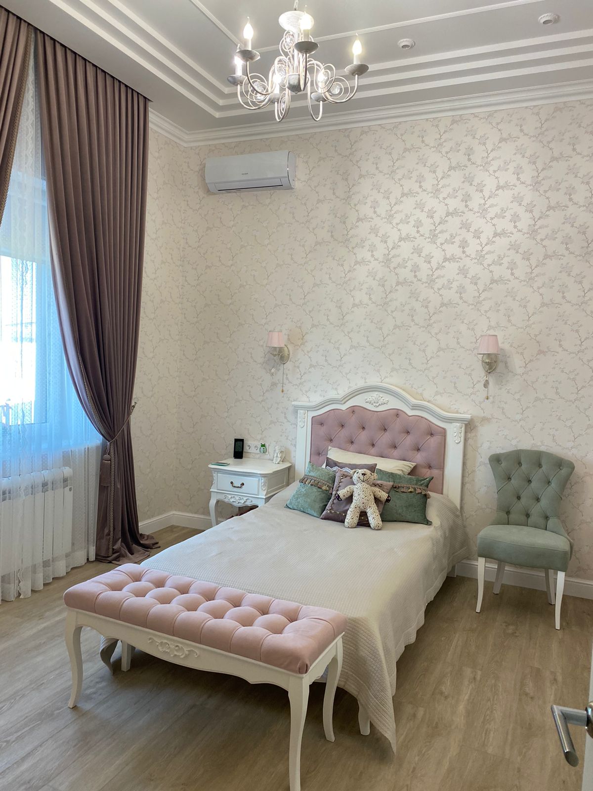 Банкетка Aletan Provence, цвет: синий 111,5х38,5Х52 см (B108IN)B108IN Банкетка Aletan Provence, цвет: синий 111,5х38,5Х52 см (B108IN)B108IN