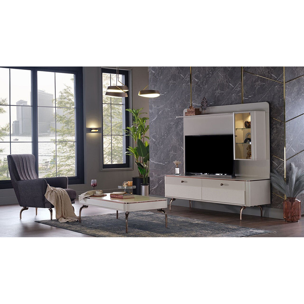 Стенка под ТВ Bellona Larissa, размер 193x49x174 см (LARS-15+LARS-15PP+LARS-15C)LARS-15+LARS-15PP+LARS-15C Стенка под ТВ Bellona Larissa, размер 193x49x174 см (LARS-15+LARS-15PP+LARS-15C)LARS-15+LARS-15PP+LARS-15C