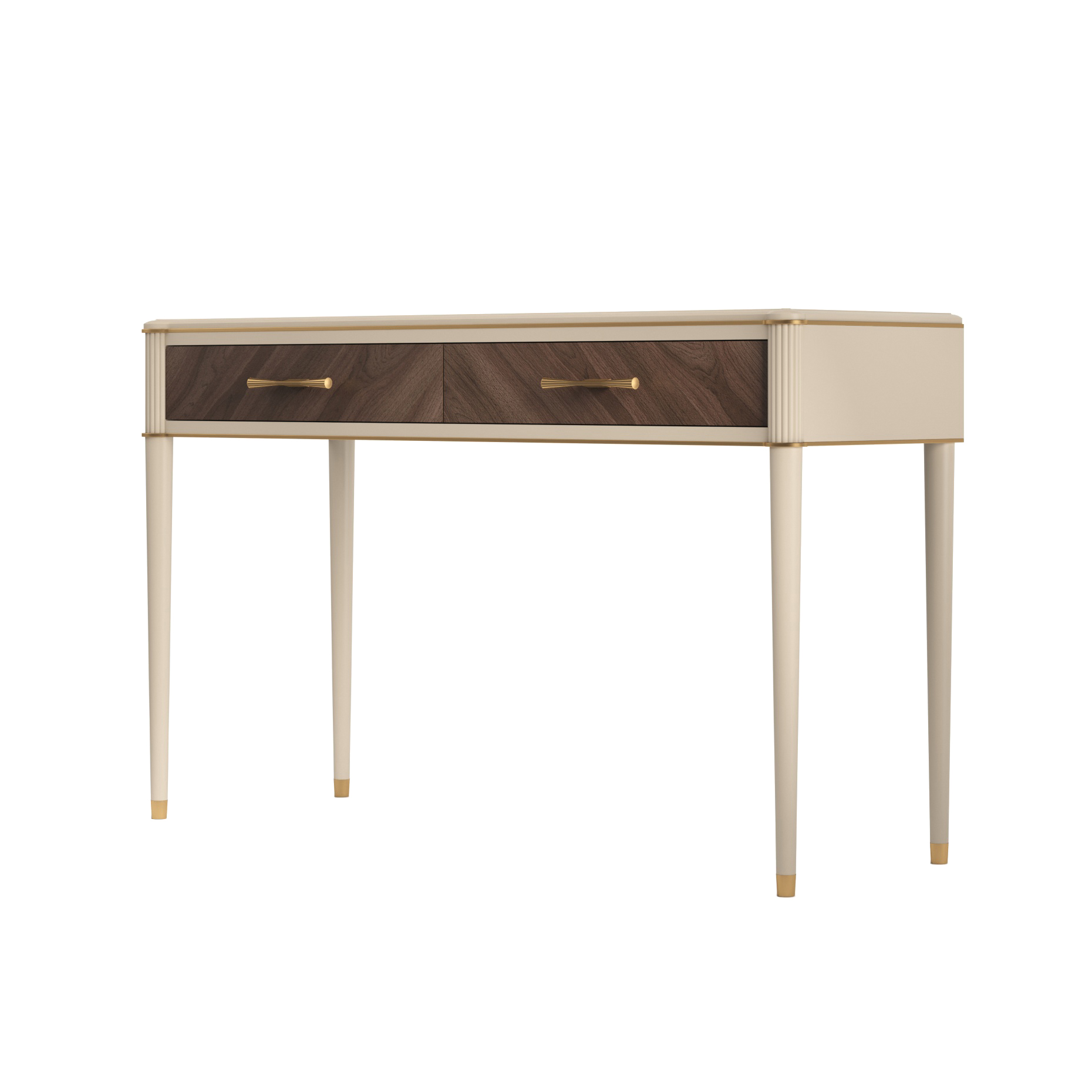 Консоль Timber Венеция, цвет Меланж/Орех американский, 128х45х80 см (Т-133/ML/NA) экспоТ-133/ML/NA