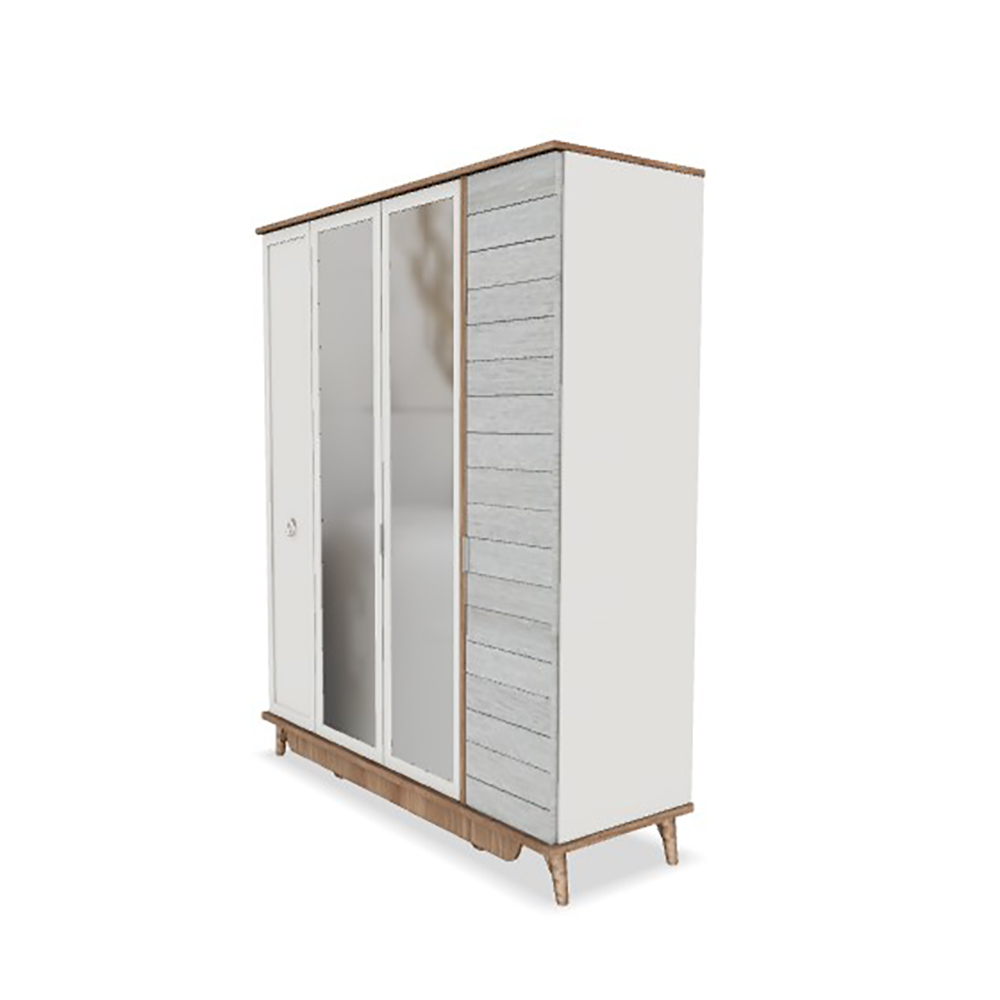 Шкаф платяной Bellona Mavenna, 4-х дверный, размер 180х62х220 см (MAVN-20)MAVN-20