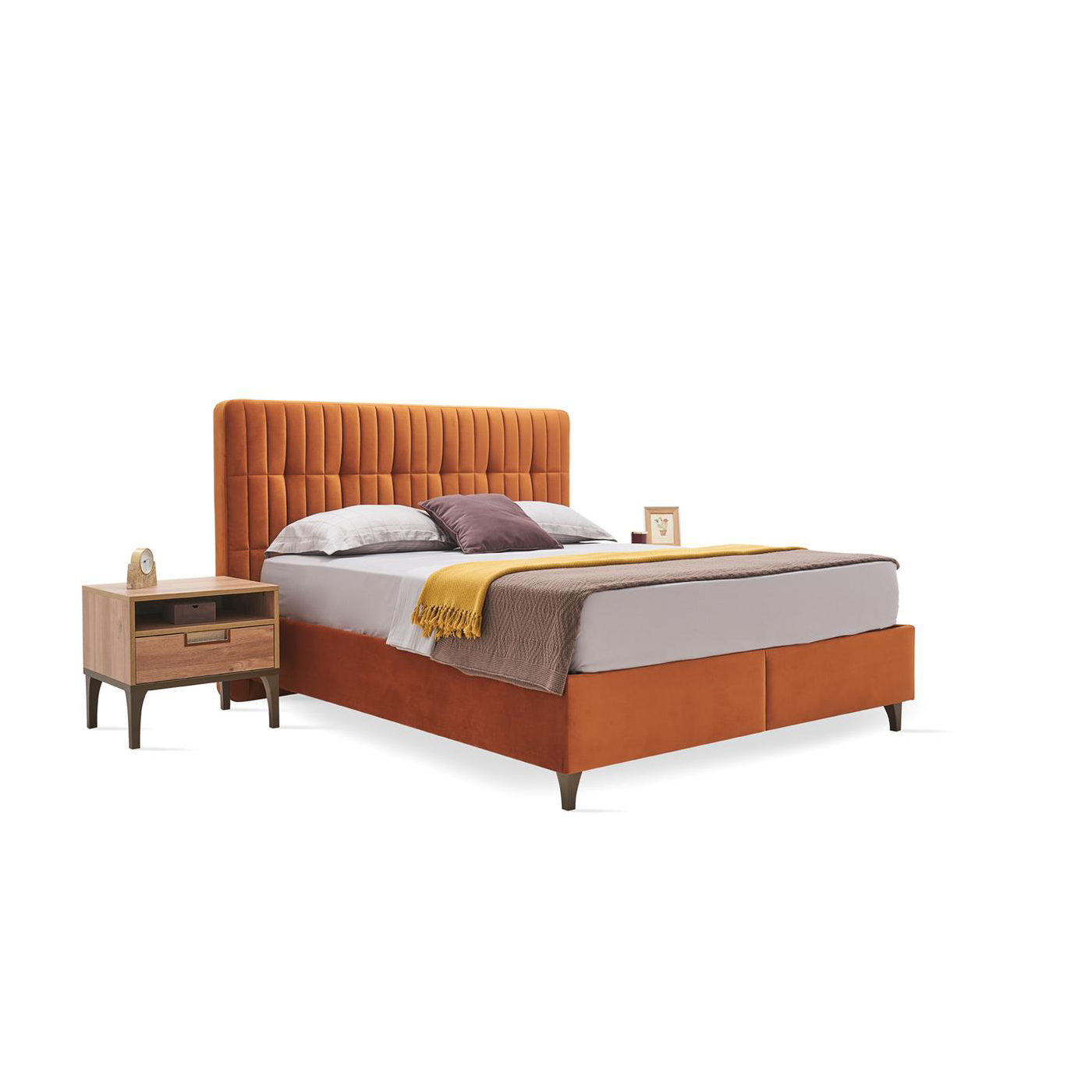 Кровать Enza Home Sona, двуспальная, с подъемным механизмом, 200х200 см