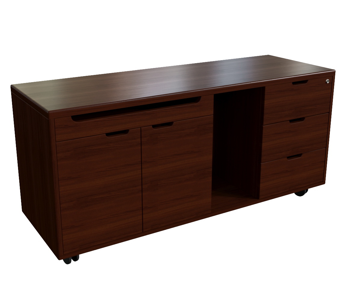 Приставка подкатная Multi-Office Zaragoza walnut, размер 130x45x61 см, цвет: тёмный орех22200 Приставка подкатная Multi-Office Zaragoza walnut, размер 130x45x61 см, цвет: тёмный орех22200